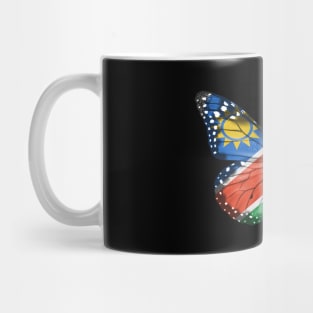 Namibian Flag  Butterfly - Gift for Namibian From Namibia Mug